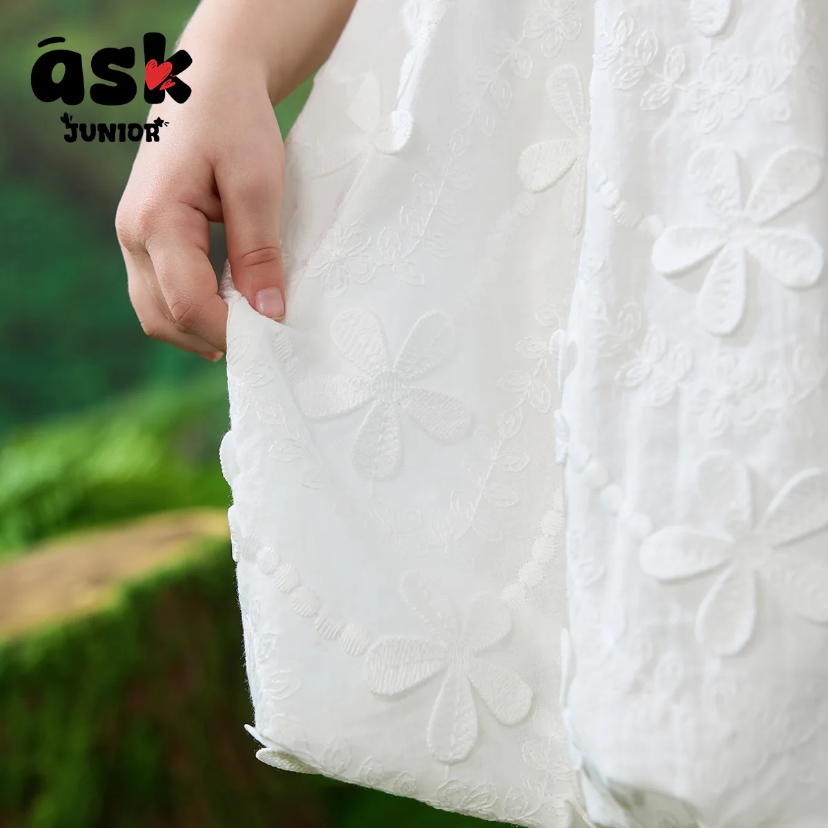 فستان بناتي صيفي ثلاثي الأبعاد لطيف على شكل زهرة #6