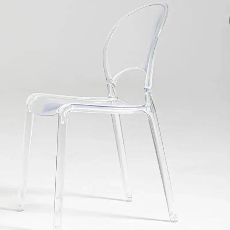 شرفة البلاستيك كراسي تناول الطعام في الهواء الطلق غرفة المعيشة مريح واضح الطابق كراسي تناول الطعام الألعاب الحد الأدنى Sillas أثاث المنزل QQ