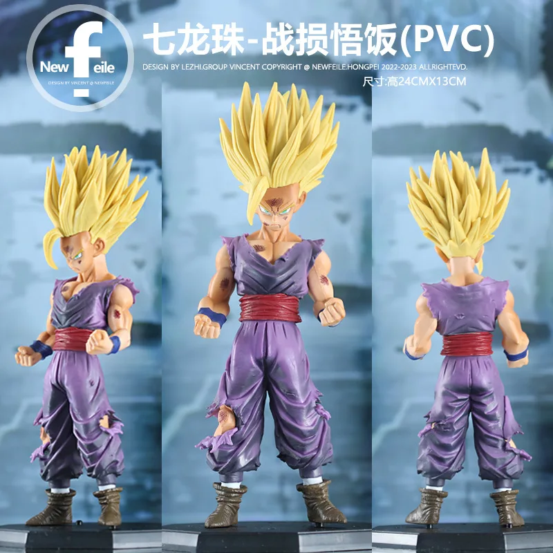 Figura de acción de Dragon Ball Super Saiyan Sun Wukong Beijita, modelo hecho a mano, adornos circundantes, regalos de juguete