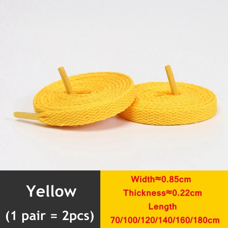1 paar/AF1 Schoenveters Platte Dikker Weave Craft Off Zwart Wit Veters Hoge top Sneaker Schoenveter Accessoires 25 Kleuren