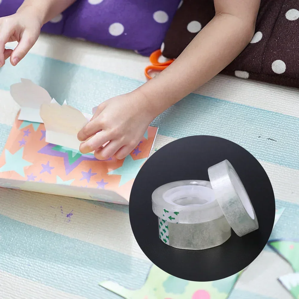 10/5/1 لفات شريط شفاف ممتاز 0.8 سنتيمتر 1.2 سنتيمتر 1.8 سنتيمتر متعدد الوظائف شريط لاصق عالي اللزوجة لتغليف الهدايا التعبئة