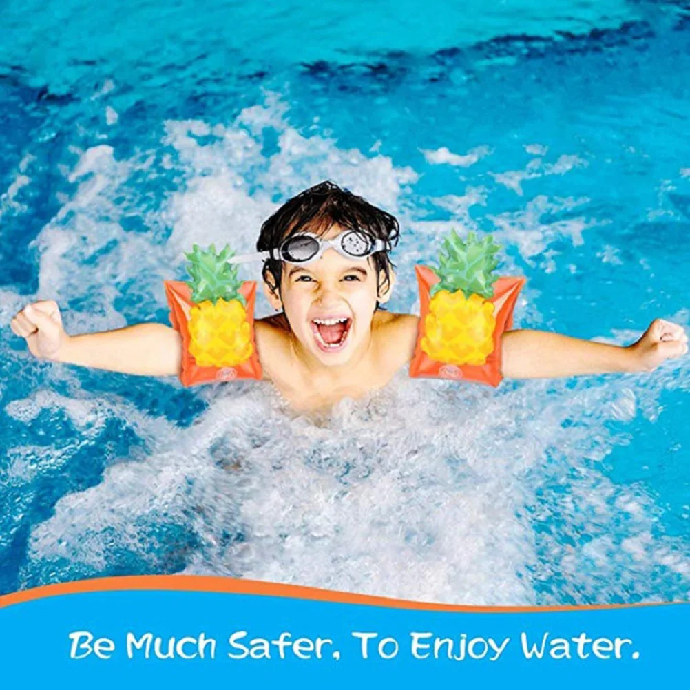 

Inflatable Kids Swimming Arm Ring Pvc Waterproof Floaties Double Training Pool Safety Float Ring For Children Summer