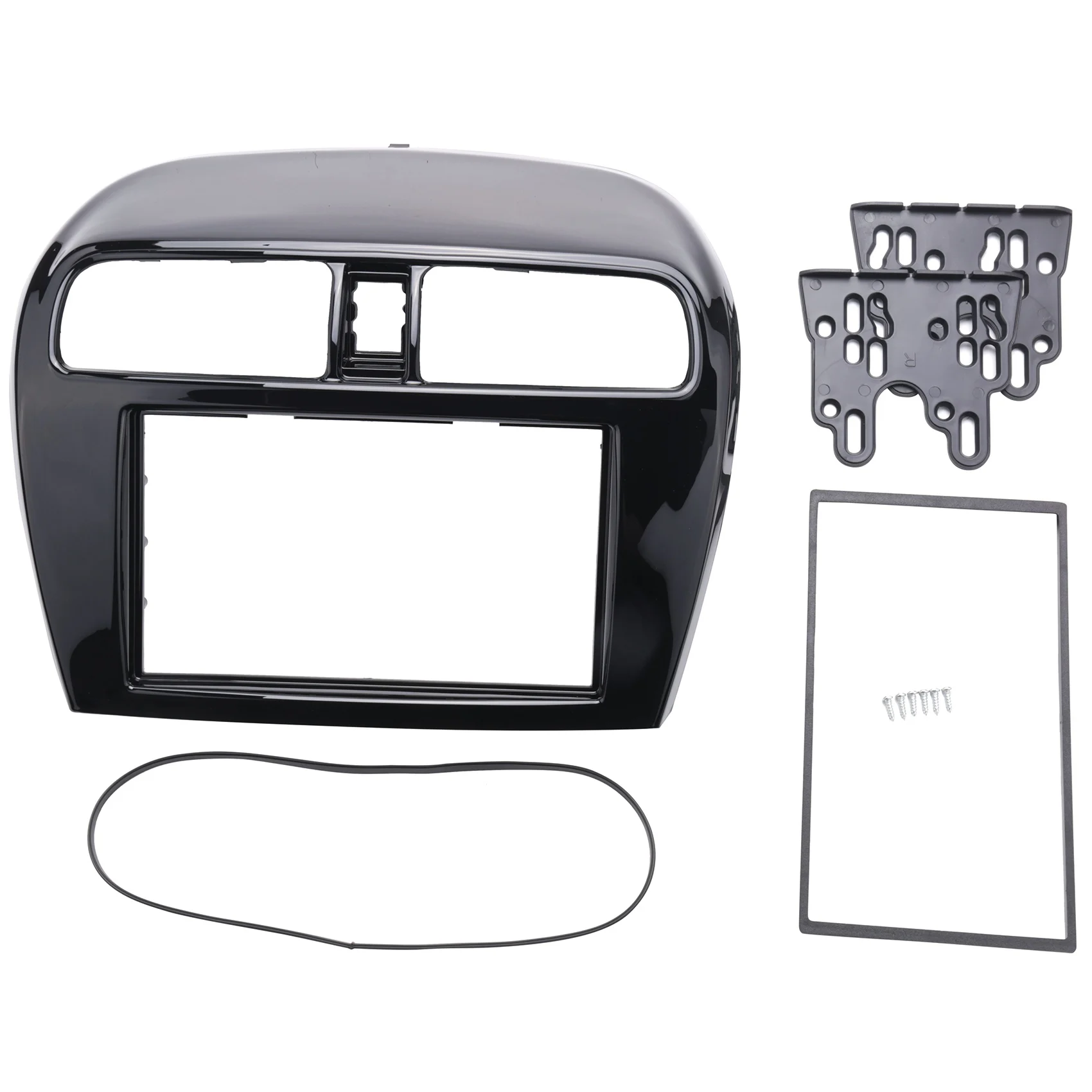 

Portable Double Din Fascia For Mitsubishi Mirage Space Star Attrage Radio Stereo Panel Dash Mounting Installation Trim Kit Face