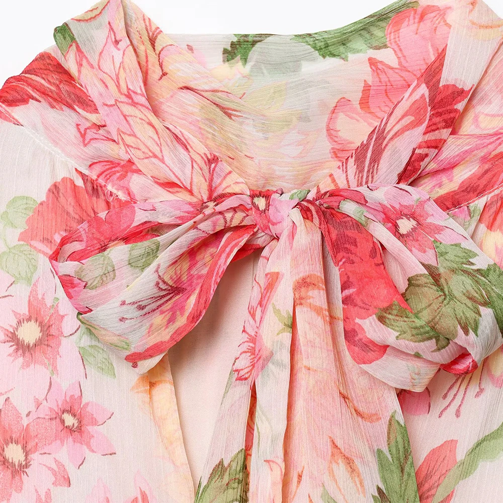 Vestido midi casual feminino com decoração em camadas impressa e cinto fashion elegante vestido de festa sem mangas 3713359