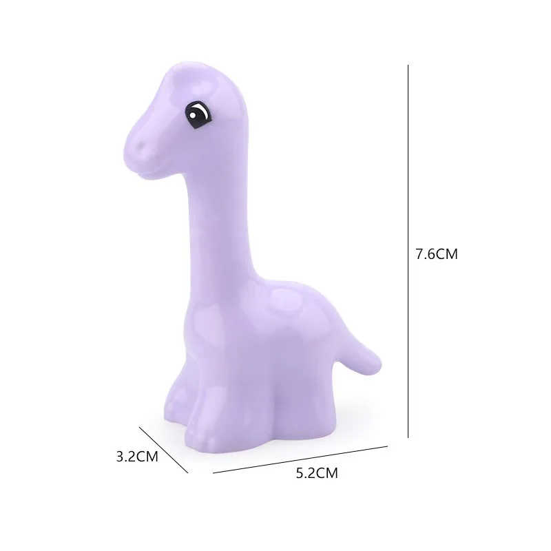 Grote bouwstenen Jurassic World Dinosaurussen Rex Figuren Zeedieren Compatibel Grote Bakstenen Educatief Kinderen Kinderspeelgoed