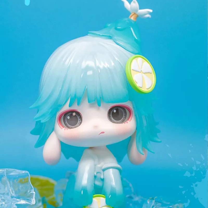

Rabeea Lemonade Collection Toys Kawaii Ornaments Figurines Home Decor Desktop Model Dolls Gift Model