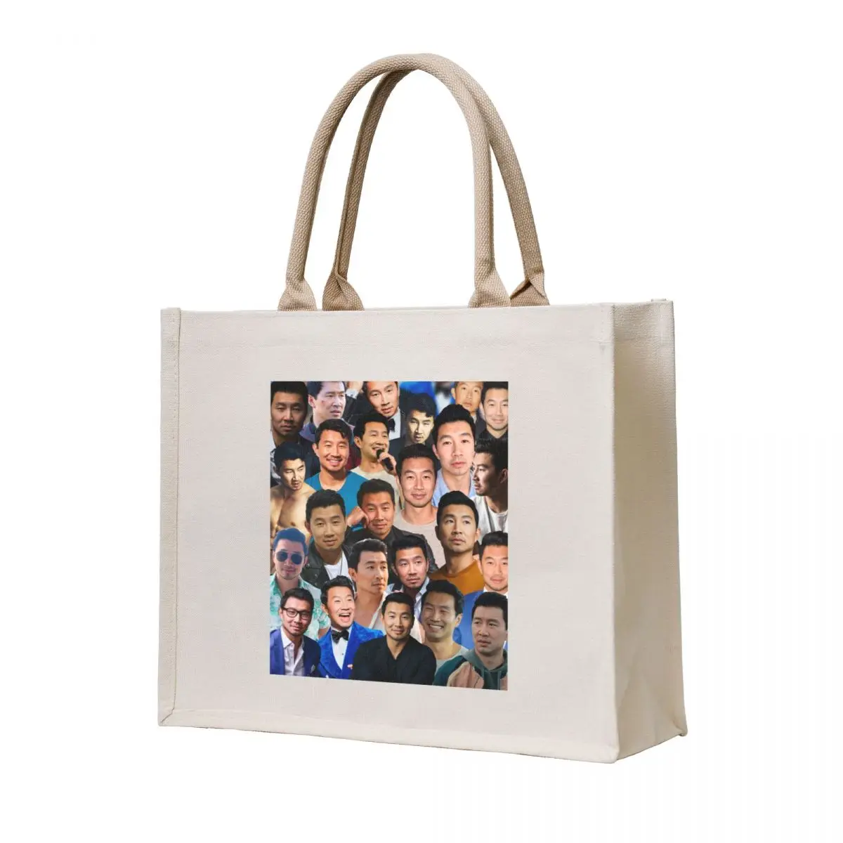 

Simu Liu Photo Collage Tote Bag eco bag folding Large bags for women Reusable bags