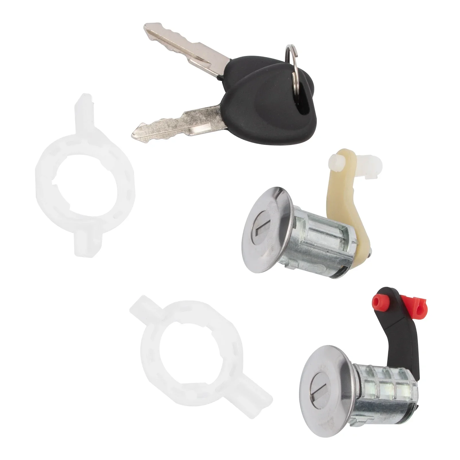 7701470944 7701470945 Car Door Lock Barrel Cylinder with 2 Keys Left&Right Side For RENAULT MASTER MK2 1998—2016 Car Accessories