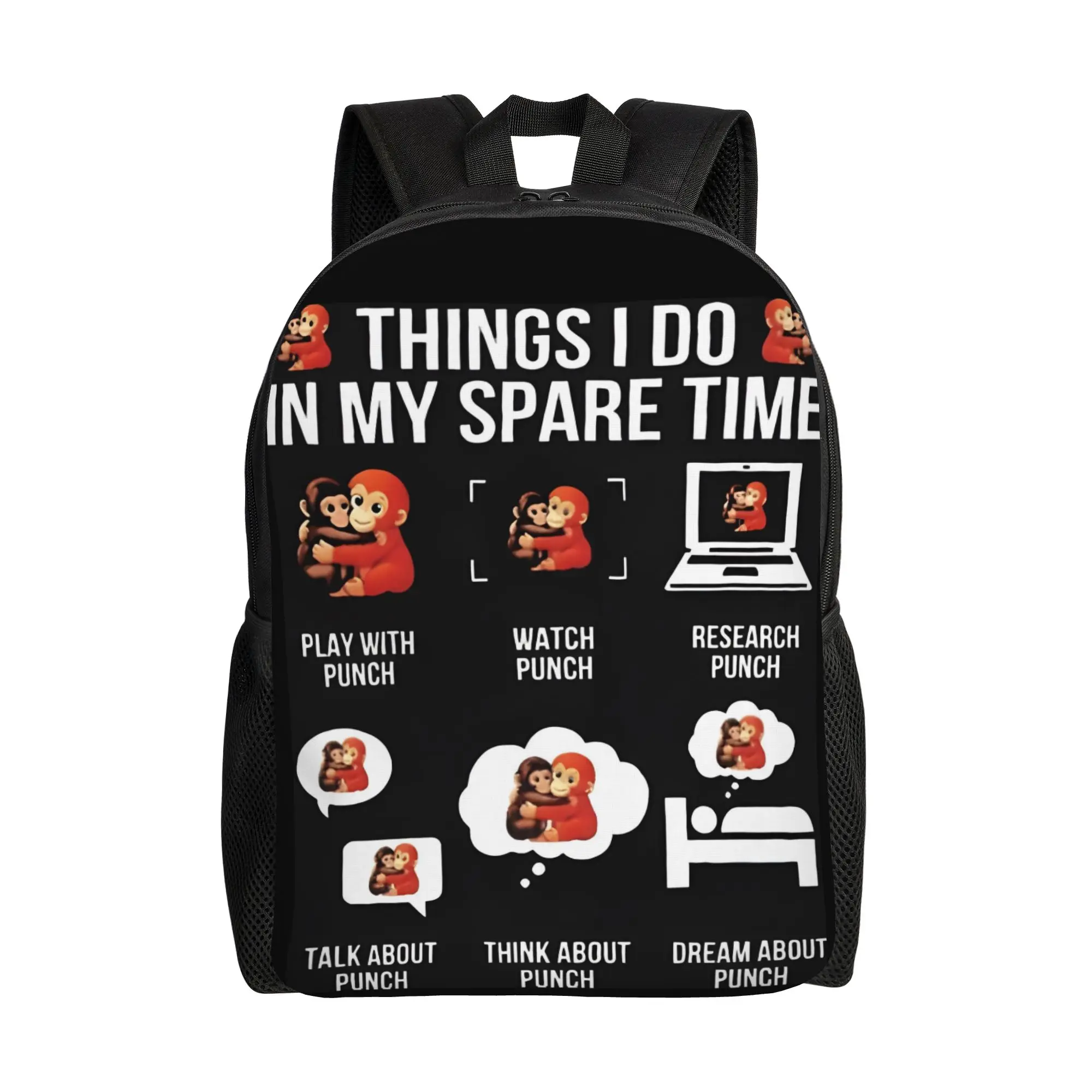 

1Piece Handbag Punch Monkey Cute Monkey Backpack New Semester Begins