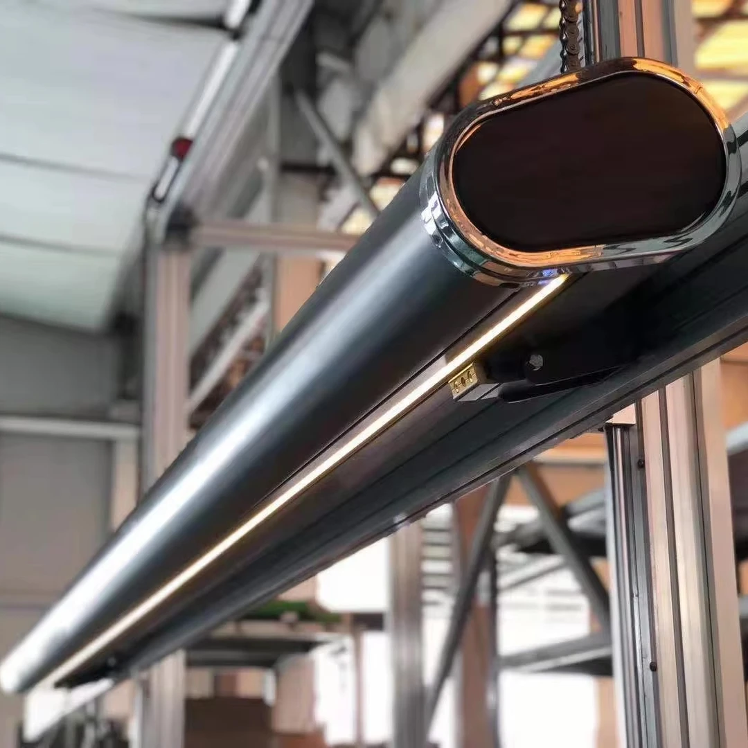 

Наружный выдвижной навес с электроприводом и LED-подсветкой, алюминиевый складной кронштейн, полностью кассетный навес