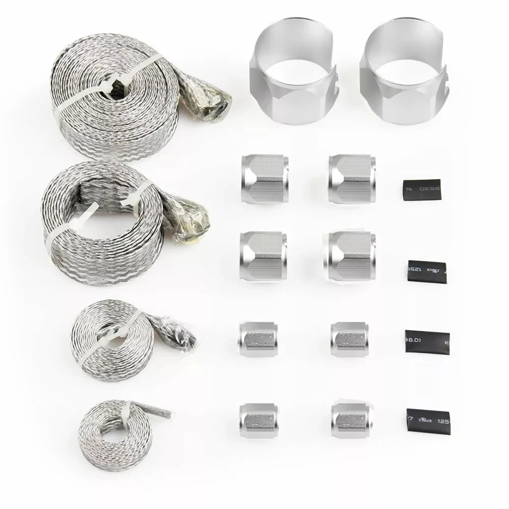 NEW HOT In Stock-Modified Oil Pipe Braided Mesh Belt Kit Vacuum Fuel Line Radiator Heater Hose 8092