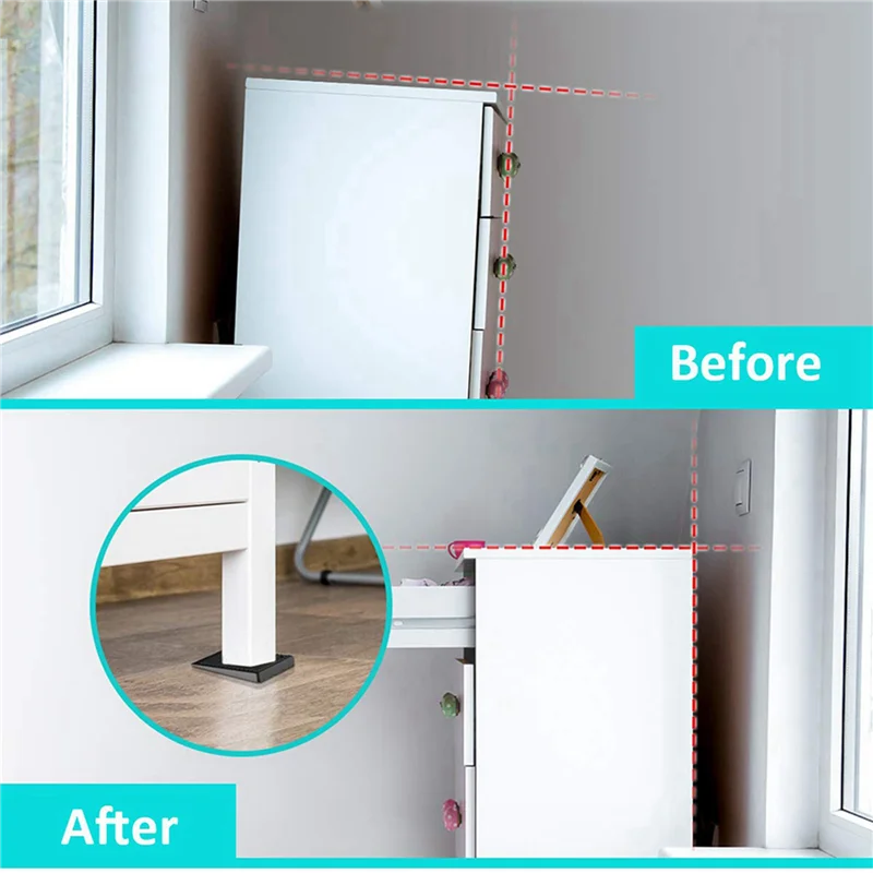 Abwp-cuços de plástico para nivelamento-frasco de 144 peças, cunhas de mesa fortes e duráveis, niveladores diy para móveis, mesa, cadeira