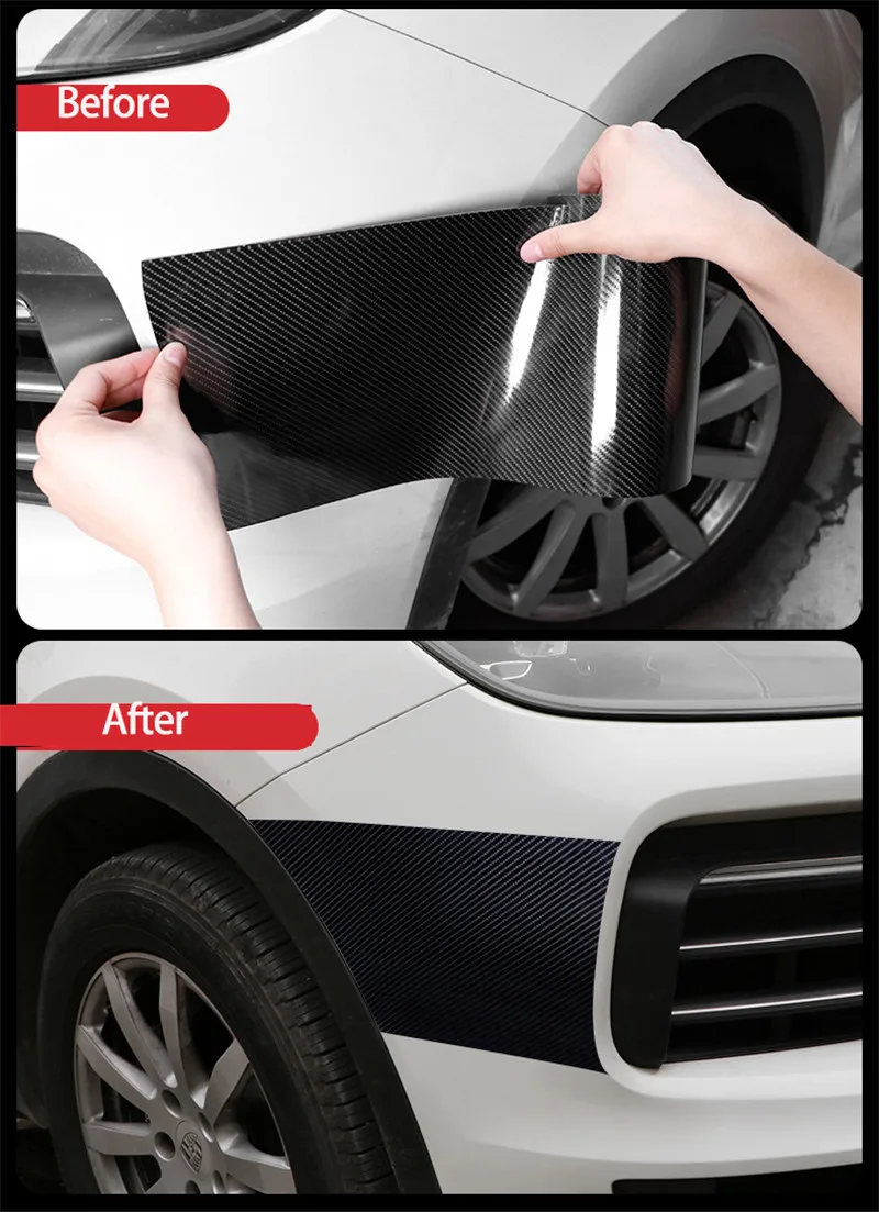 5D Carbon Faser Auto Aufkleber Schutz Auto Tür Sill Aufkleber Kratzfest Aufkleber Schutz Auto Stoßstange Streifen Auto Schützen Band – Detail 8
