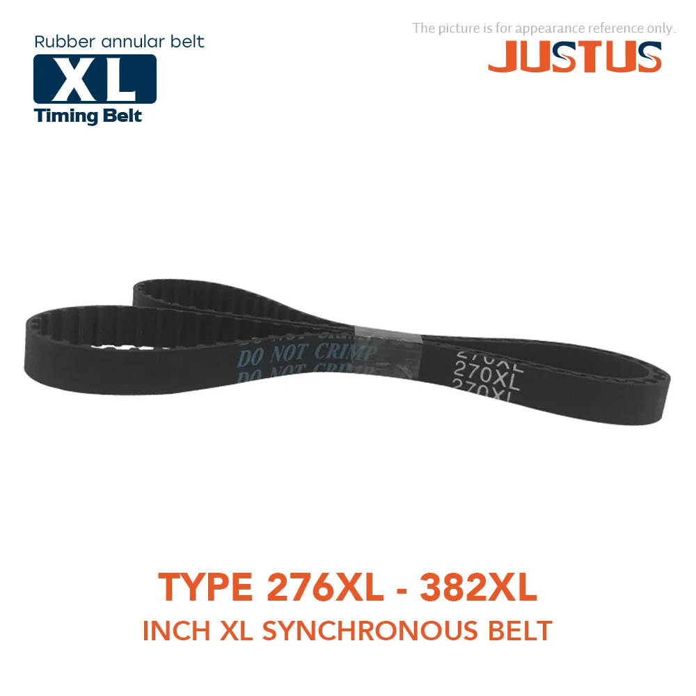 

Trapezoidal Tooth 276XL To 382XL Timing Belt Length LP=701.04mm To 970.28mm Width 6/8/10/12.7/15/20mm High Torque Toothed Belt