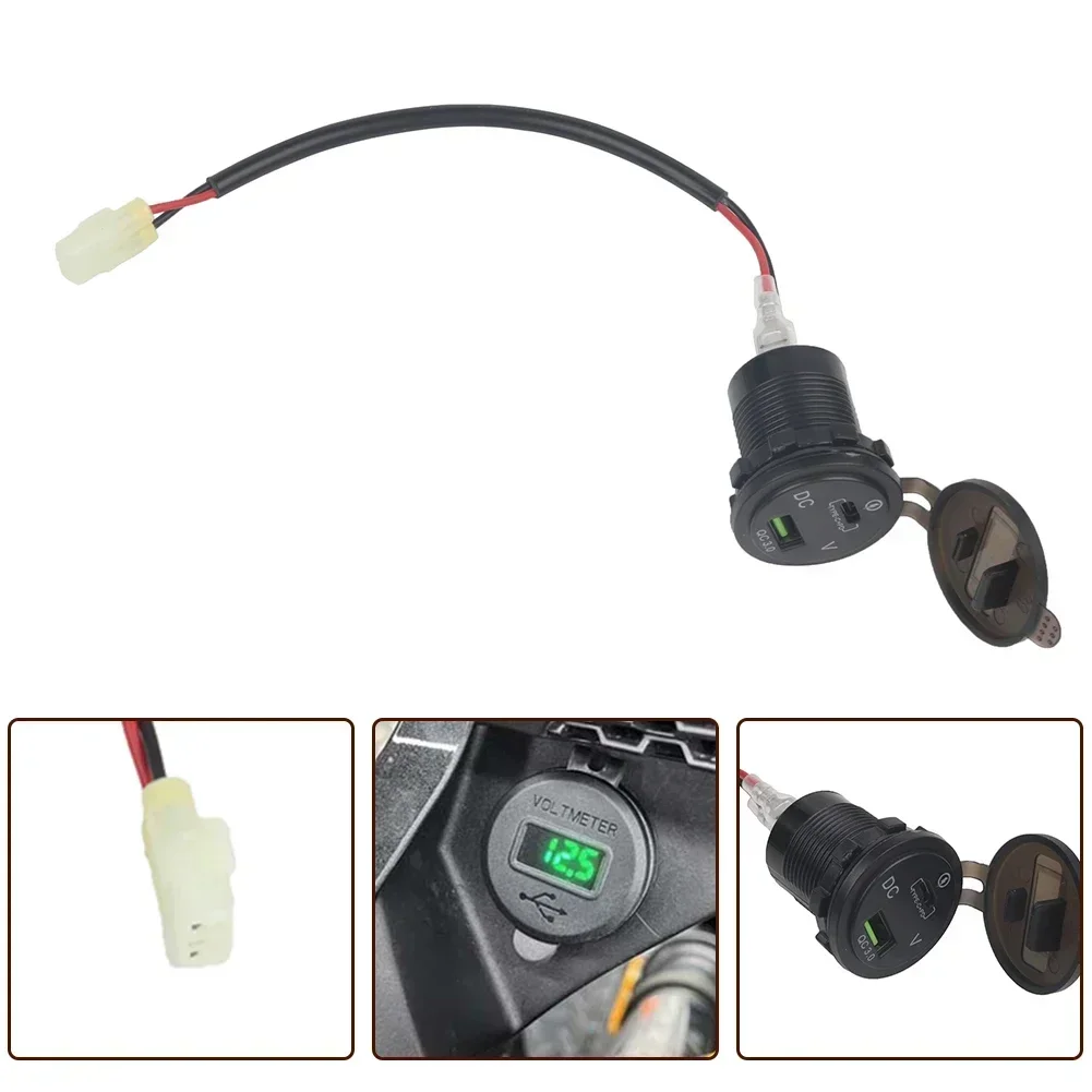 For Honda Cb500X Motorcycle Dual USB Charger Socket Adapter With Voltage Meter 2024 Hot Sale Brand New And High Quality