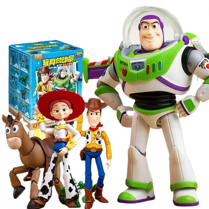 

New Blokees Disney Pixar Toy Story 5 Building Blocks Action Anime Figure DIY Assembled Model Collections Ornament Toys Fans Gift