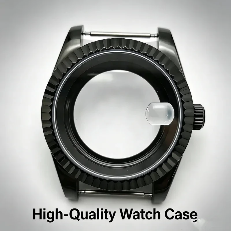 

39mm 316L stainless steel case, suitable for NH35/36 automatic movement,SKX007 Style Datejust case