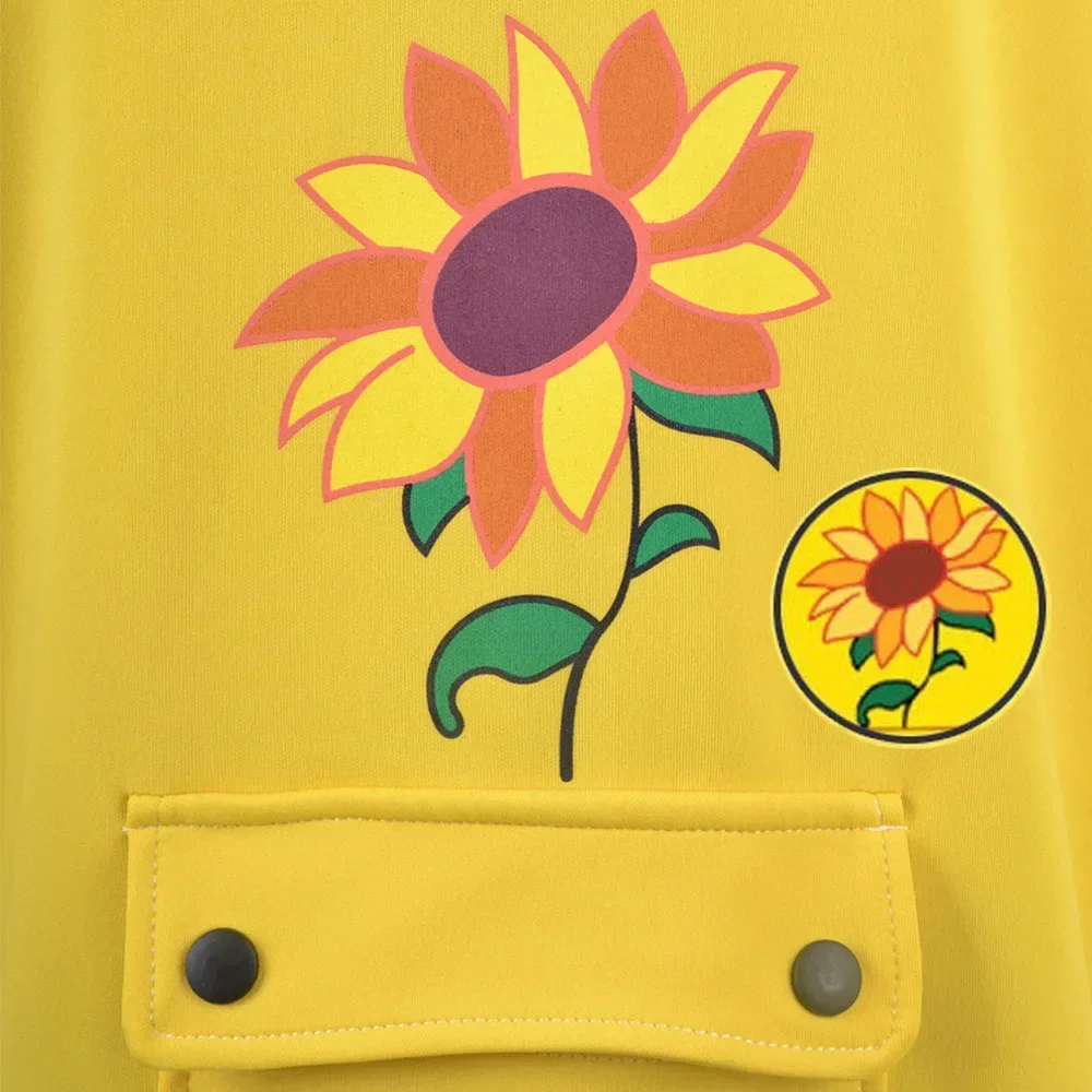 2025 تي شيرت الهالوين أنيمي عجب البيض SevOteko Ai تأثيري صب فام ، عرق à capuche avec perruque ، سحب تورنيسول