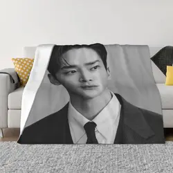 Rowoon art-Manta peluda cálida para invierno, mantas de lujo Vintage