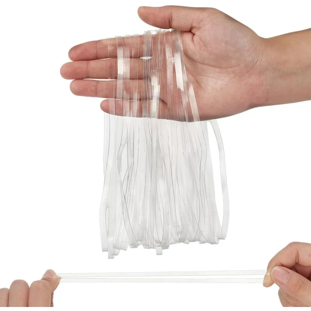 42 Uds. Bandas de goma grandes transparentes bandas de goma elásticas de 7,4 pulgadas banda de goma resistente a granel para documentos artesanales