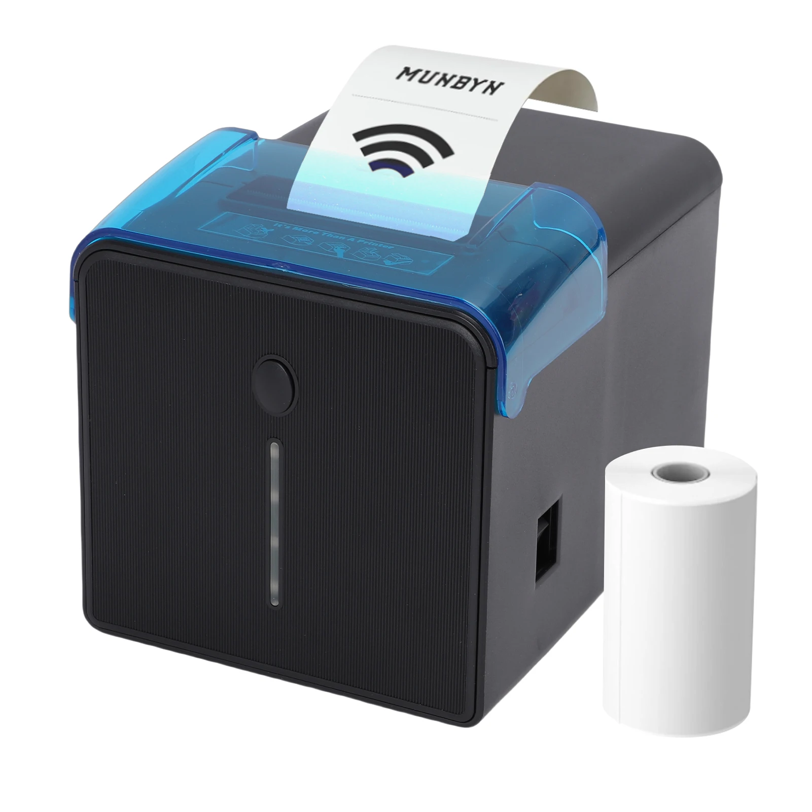 

80mm Thermal Receipt Printer Desktop Printing Machine USB+Serial+Ethernet Support ESC/POS for Supermarket Restaurant Retail