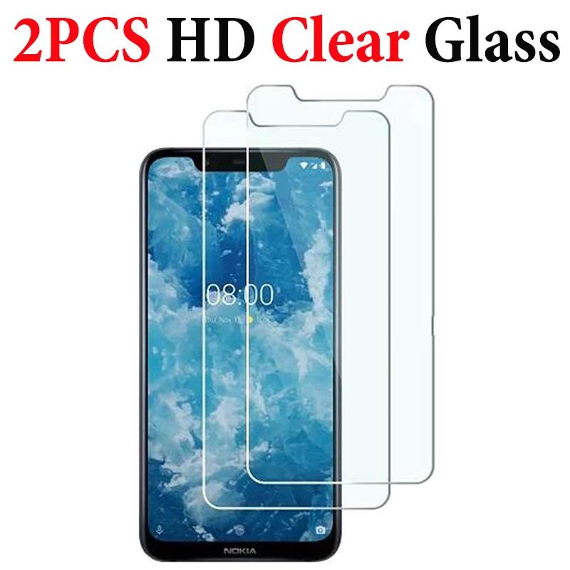 Tempered Glass For Nokia 8.1 7.1 6.1 5.1 3.1 Explosion-proof Screen Protector For Nokia 3.1 5.1 6.1 7.1 8.1 9H Protective Film