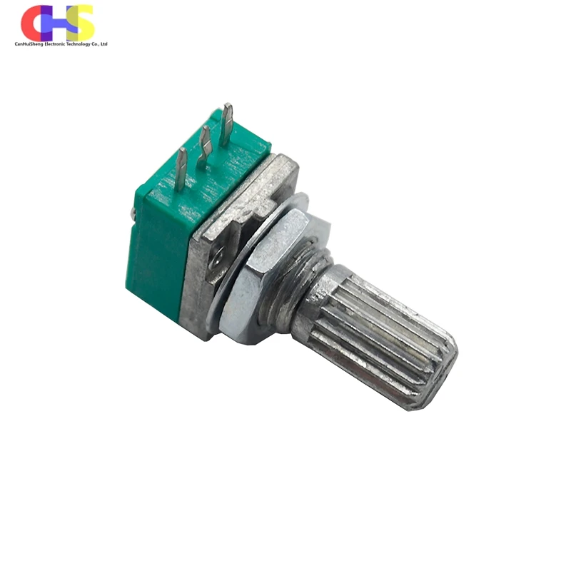 5pcs New RV097NS 5pin RK097NS RV097 5K 10K 20K 50K 100K 500K with a switch audio shaft 15mm amplifier sealing potentiometer