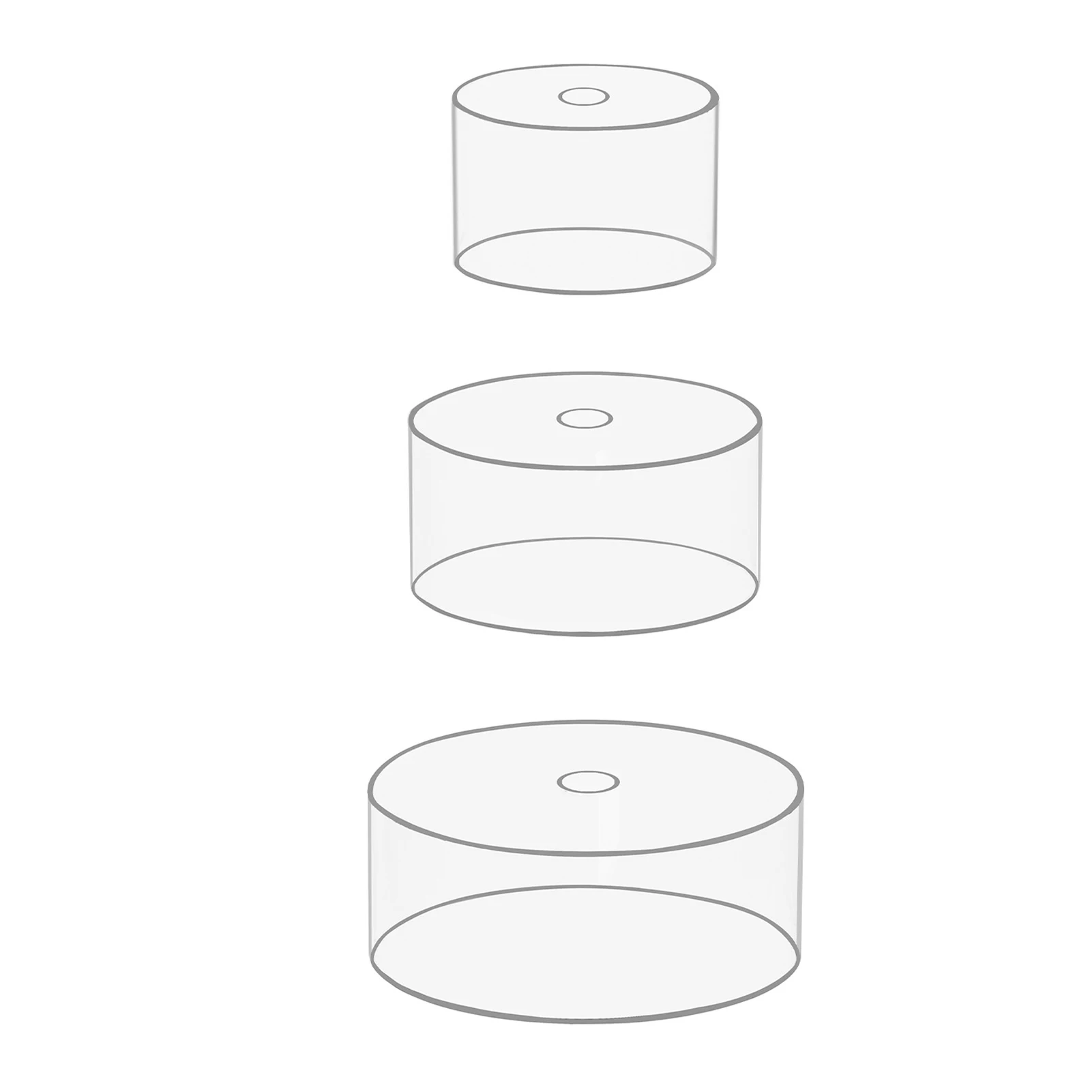 

Sleek Table Display Stand For Parties And Weddings Food Stand Cake Stand Fittings Food Display Stand Without cover 6+8+10 inches