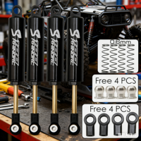 RhinoRC 100mm Internal Dual Springs Crawling Shock Absorber for RC Cars And Trucks Adjustable Off-Road Suspension System