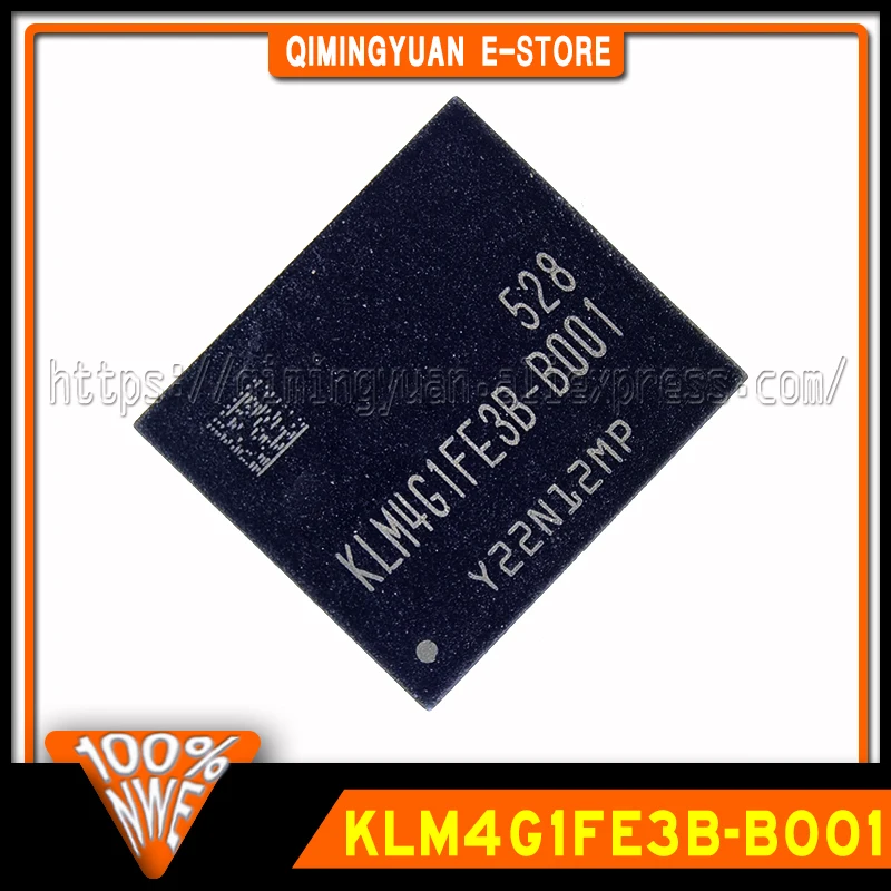 5~20PCS/LOT KLM4G1FE3B-B001 BGA KLM4G1FE3B eMMC (Embedded Multimedia Storage) chip 100% New Spot stock