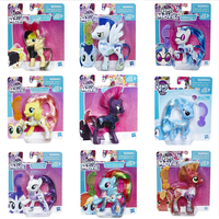 Hasbro My Little Pony Figures Toys Twlight Sparkle Apple Jack Rarity Pinkie Pie Rarity Action Figure Pony Collectible Model Doll