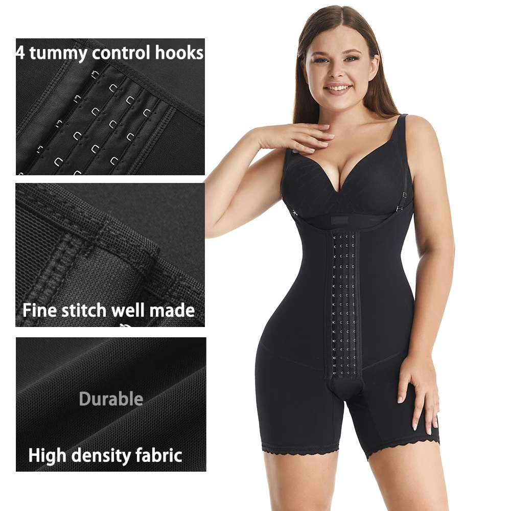 High Compression Girdle for Daily and Post-Surgical Use Body Shapewear Women Slimming Sheath Belly Garment  Fajas Colombianas