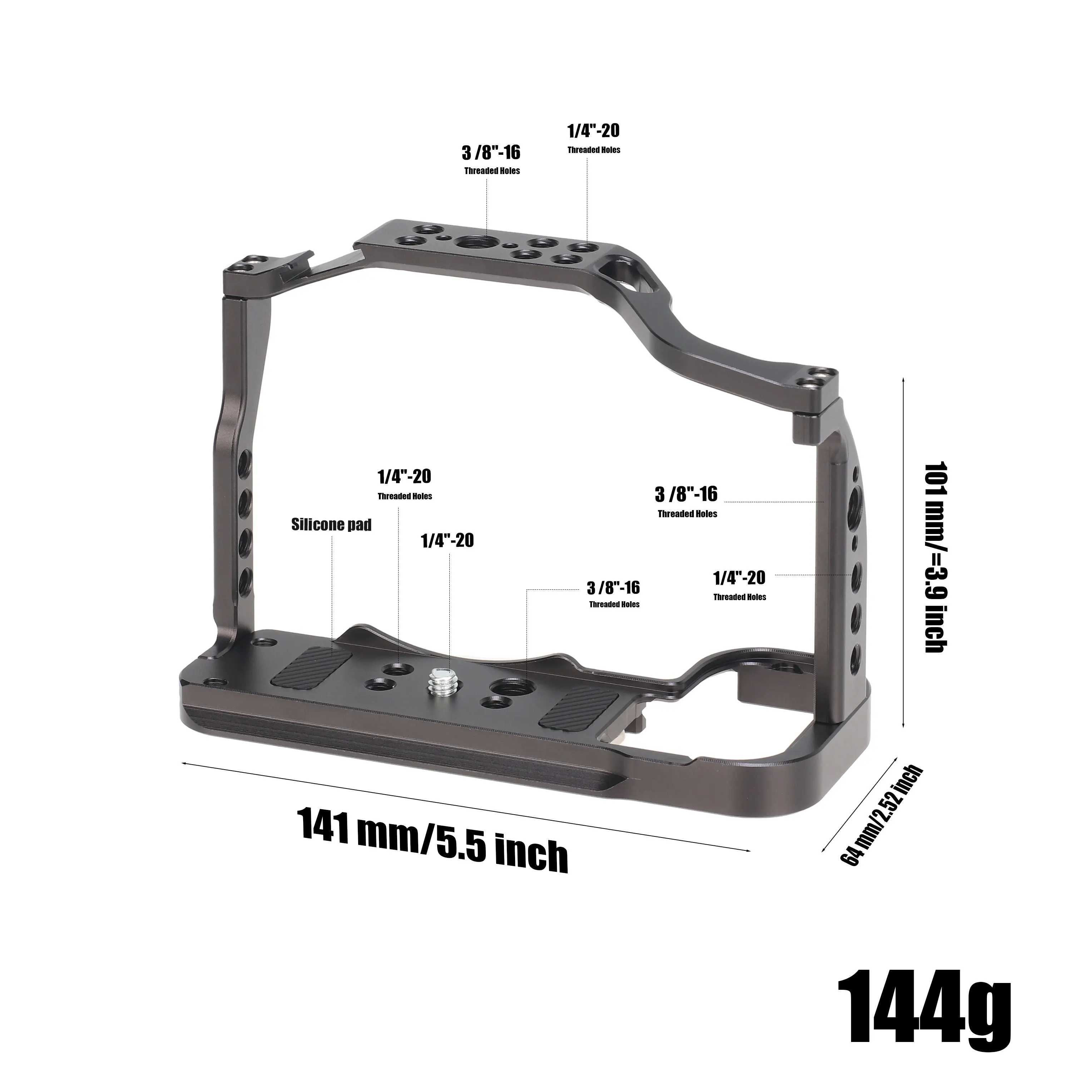 X-S20 Camera Cage for Fuji X-S20 Camera Expansion Frame Rabbit Case Stabilizer Vertical L Bracket Camera Accessories