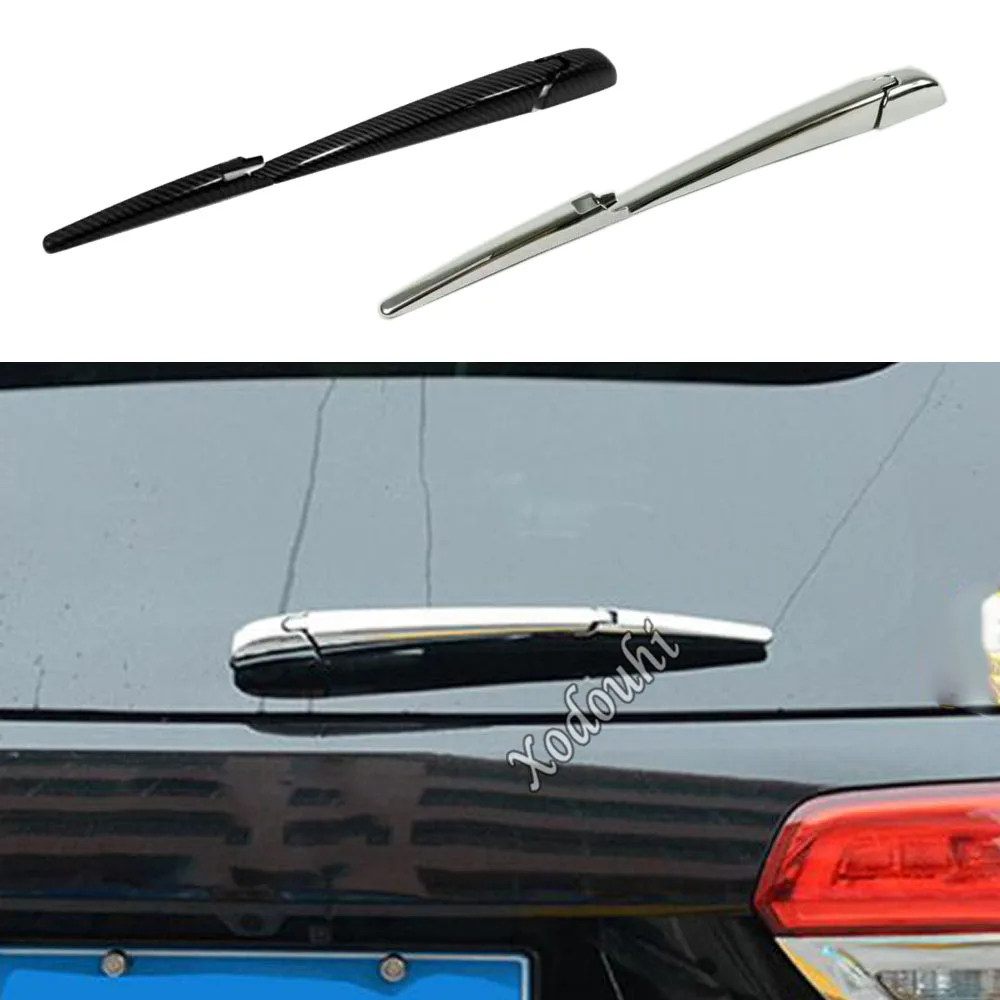 

For Jeep Grand Cherokee 2014 2015 2016 2017 2018 2019 Car Sticker Styling Cover Rear Rain Wiper Nozzle Cover Trim Frame Parts