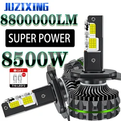 JUZIXING Led Headlight Lamp Bulb for Cars 8500W Powerful Lamp 6000K Canbus No Errors Car Light Super H1 H9 9005 HB3 9006 HB4
