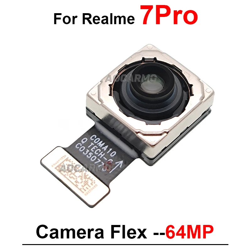 For Realme 6 7 8 Pro 6i 8i 6s 6Pro Repair Parts Rear Back Main Camera Module Replacement