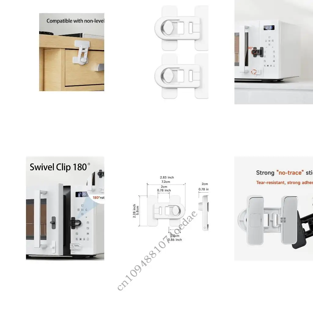 Campers Refrigerator Lock Secure Travel Shockproof Fridge Door Latches Baby Safe 