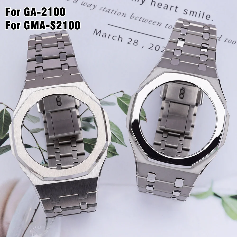 

Gen4 Mod Kits for GA2100 Metal Bezel Modification Frame Watch Case Steel Strap GA 2100/2110 GMA S2100 Kits Accessory Wholesales