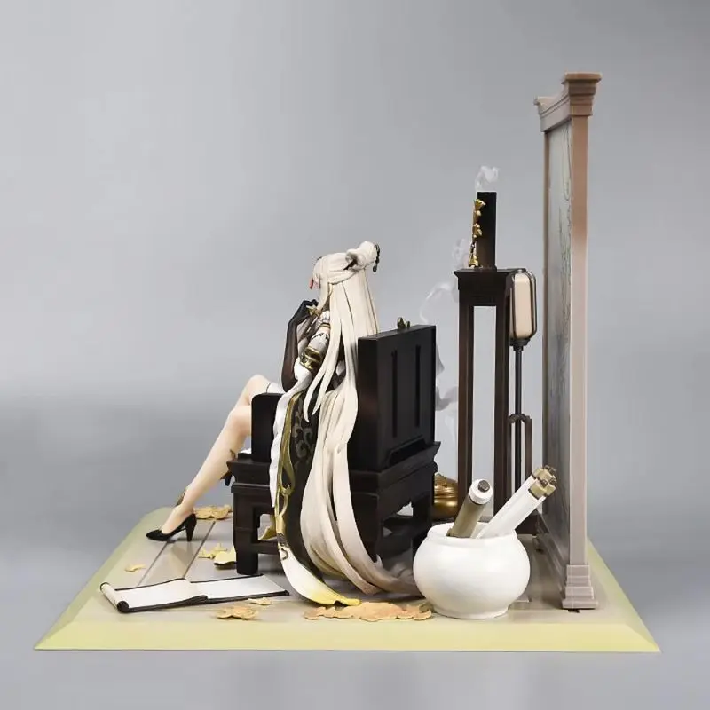 Genshin Impact 27cm personnage Ningguang figurine Cool Anime Figure à collectionner modèle poupée jouets garçon cadeau d'anniversaire décor à la maison