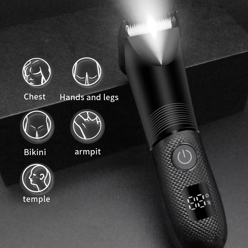 

Waterproof razor, ceramic cutting machine, full-body hair trimmer, painless facial electric groin clipper tool