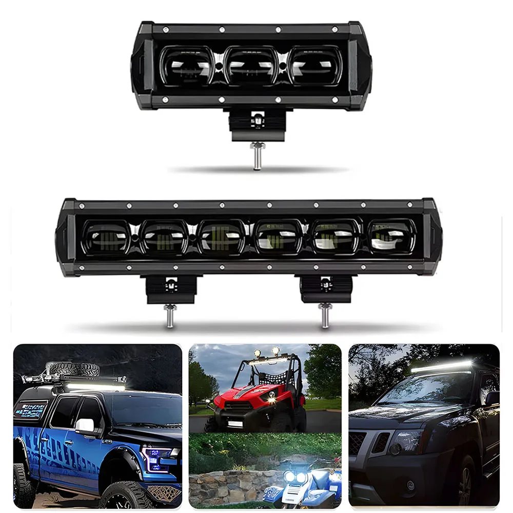 

Super Bright 9D 4x4 Truck Flood Bumper LED Roof Work Light Bar For Offroad Vehicles Tractor Car SUV 4wd Jeep Boat Lens LED Bar