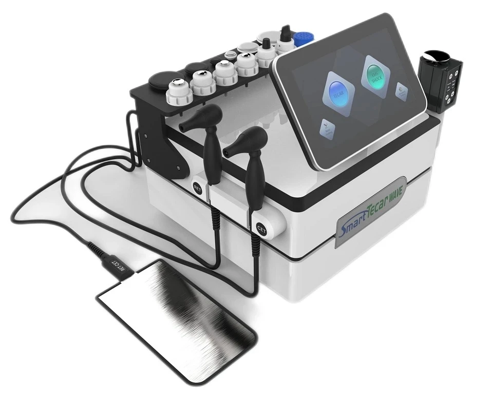 Professional Smart Tecar Therapy Pain Relief CET RET EMS Muscle Stimulation ESWT Shockwave ED Equipment