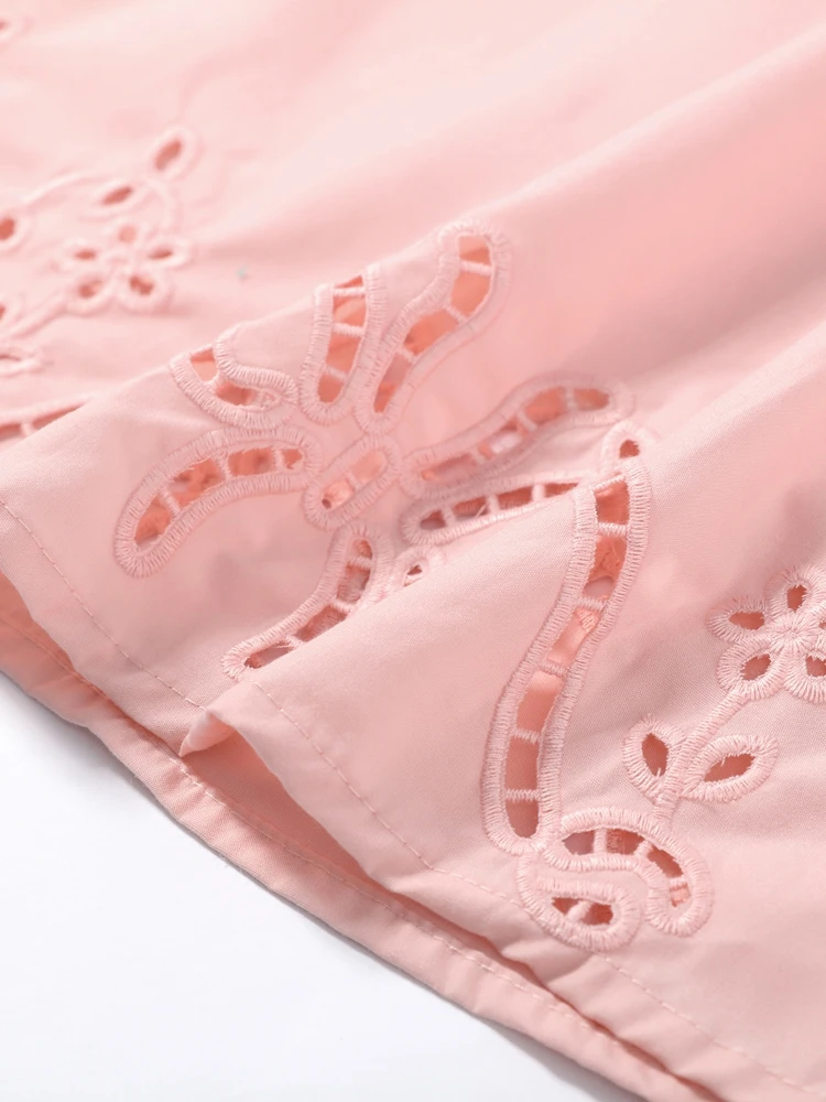Schulterfreies, besticktes, tailliertes langes Kleid für Damen – Luxuriöses, weit ausgestelltes, schmales Party- und Abendkleid – Elegantes Damen-Vestido Longos – Detail 9