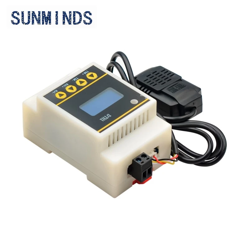 Temperature Humidity Controller 100% RH SHT30 Sensor Module 10A Relay Output for DIN Rail Digital Display DTH1