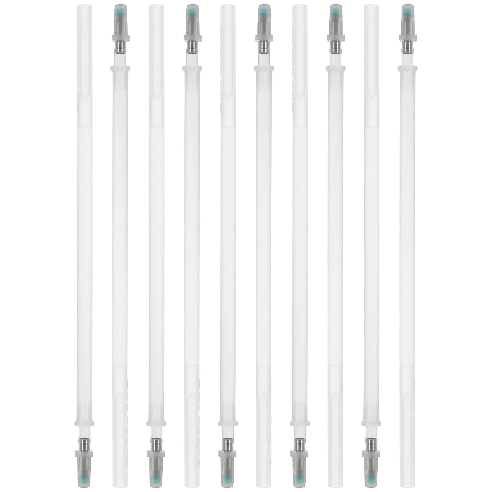 

10 шт., сменные стержни для ручек с невидимыми чернилами, ультрафиолетовый свет, светящийся эффект, гладкое письмо, мелирование для детей и взрослых, офисные принадлежности