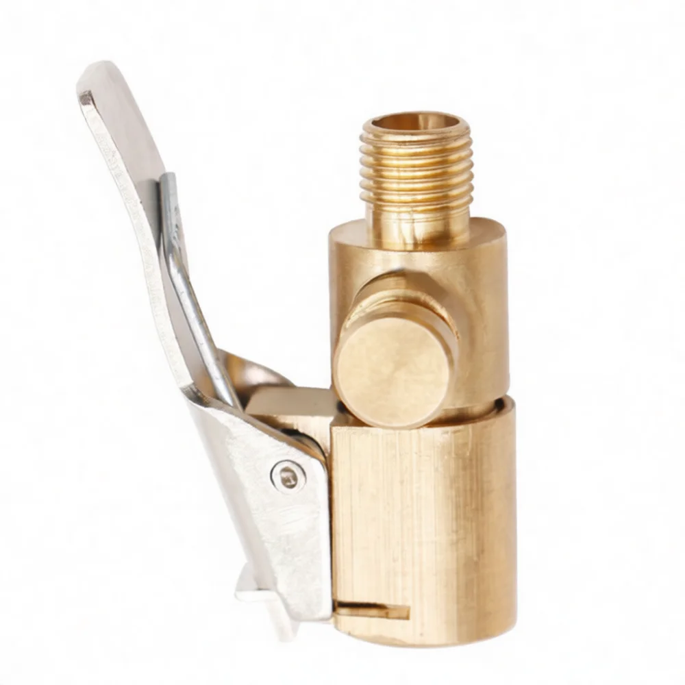 High Strength Brass Tire Inflator Adapter Quick Connect Valve Chuck For Car Air Compressor Pump Maintenance Tool
