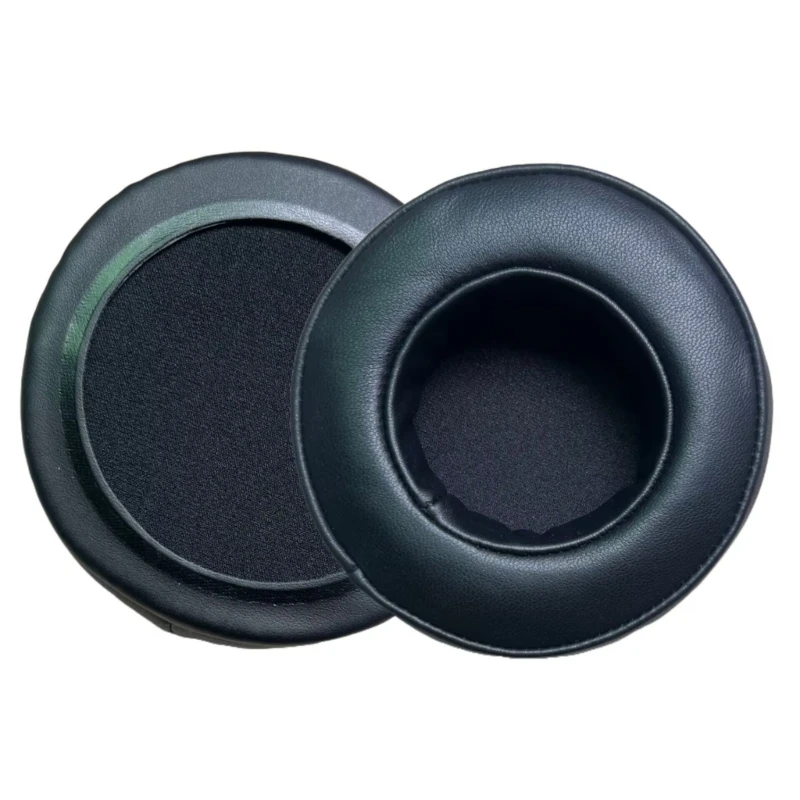 Ohrpolster 1 Paar für VH310 getragene Over-Ear-Headsets, runde gepolsterte Ersatz-Ohrpolster mit Stoff-Innenplatten, E74A – Detail 1