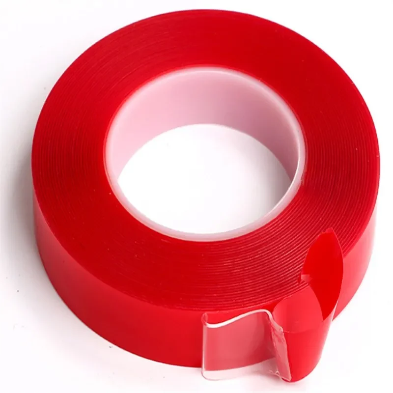 Cinta adhesiva de doble cara para coche, Adhesivo de silicona transparente de 300cm, alta resistencia, sin huellas, productos de la vida