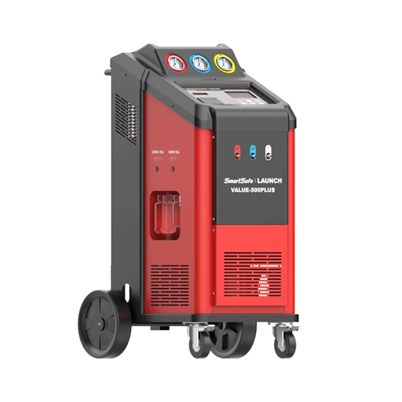 2024 Launch Value 500 Plus Car Refrigerant Recovery Tools AC Flushing Machine Automotive Portable Car Air Condition