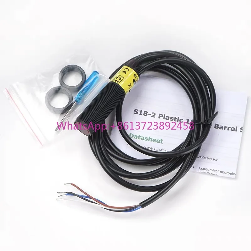 

Original BANNER Photoelectric Switch S18-2VNDS-2M S18-2VPDS-2M S18-2VNDL-2M S18-2VPDL-2M S18-2VNLV-2M S18-2VPLV-2M S18-2VPFF30